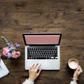 person looking at employment law update on a laptop