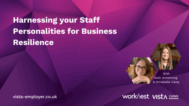 Harnessing your Staff Personalities for Business Resilience